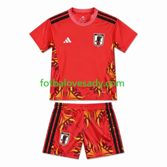 Japonsko Brankář Děti Fotbalový dres Domácí Mistrovství světa 2026 Krátký rukáv