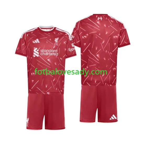 Liverpool Děti Fotbalový dres Domácí 2026-2027 Krátký rukáv