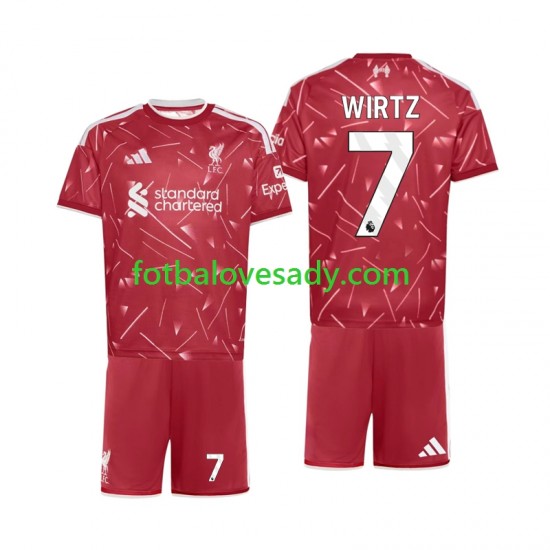 Liverpool Florian Wirtz 7 Děti Fotbalový dres Domácí 2026-2027 Krátký rukáv