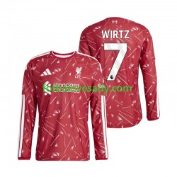 Liverpool Florian Wirtz 7 Muži Fotbalový dres Domácí 2026-2027 Dlouhý rukáv