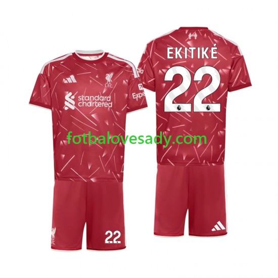 Liverpool Hugo Ekitike 22 Děti Fotbalový dres Domácí 2026-2027 Krátký rukáv