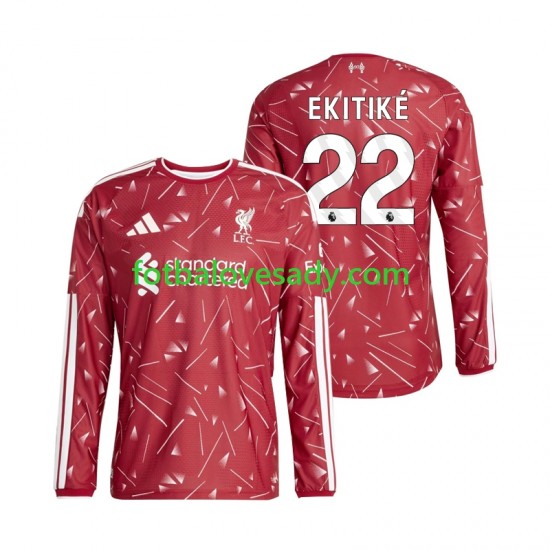Liverpool Hugo Ekitike 22 Muži Fotbalový dres Domácí 2026-2027 Dlouhý rukáv