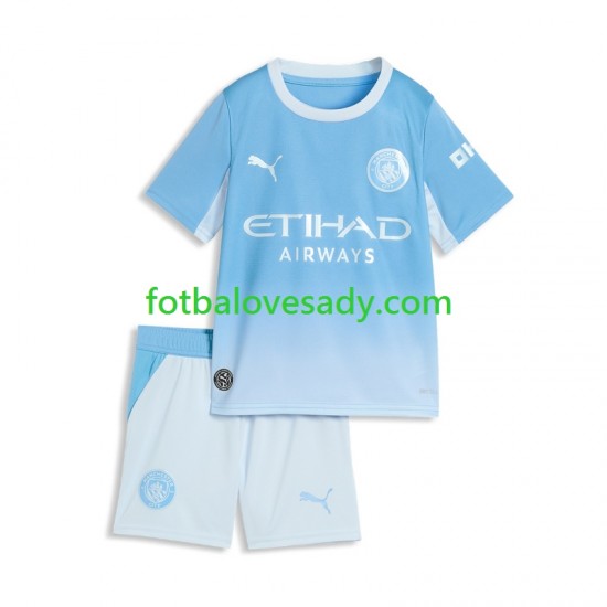 Manchester City Děti Fotbalový dres Domácí 2026-2027 Krátký rukáv