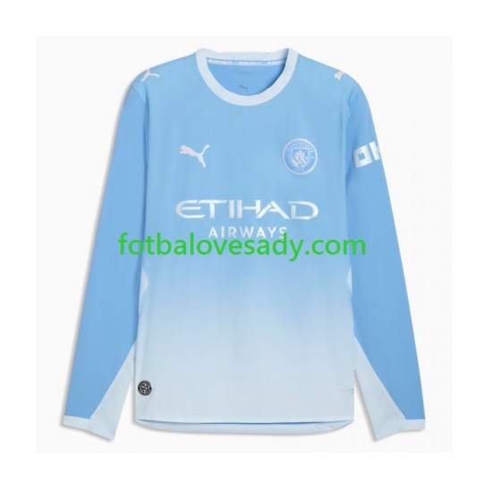 Manchester City Muži Fotbalový dres Domácí 2026-2027 Dlouhý rukáv