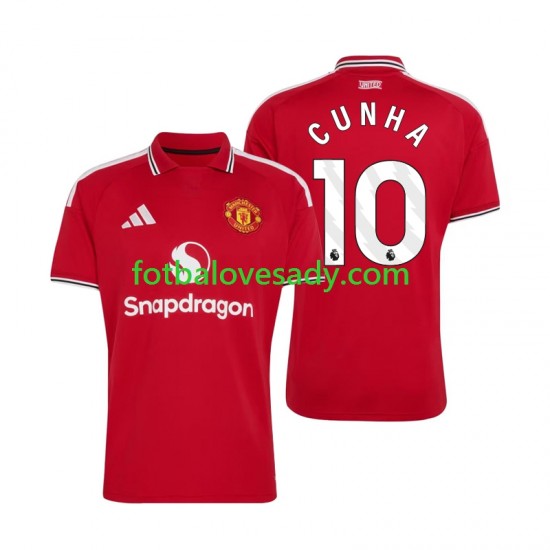 Manchester United Matheus Cunha 10 Muži Fotbalový dres Domácí 2026-2027 Krátký rukáv