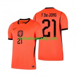 Nizozemsko Frenkie de Jong 21 Muži Fotbalový dres Domácí Mistrovství světa 2026 Krátký rukáv