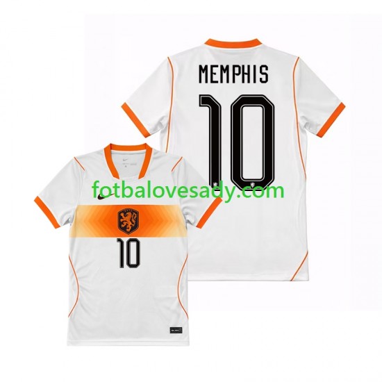 Nizozemsko Memphis Depay 10 Muži Fotbalový dres Venkovní Mistrovství světa 2026 Krátký rukáv