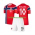 Norsko Martin Odegaard 10 Děti Fotbalový dres Domácí Mistrovství světa 2026 Krátký rukáv