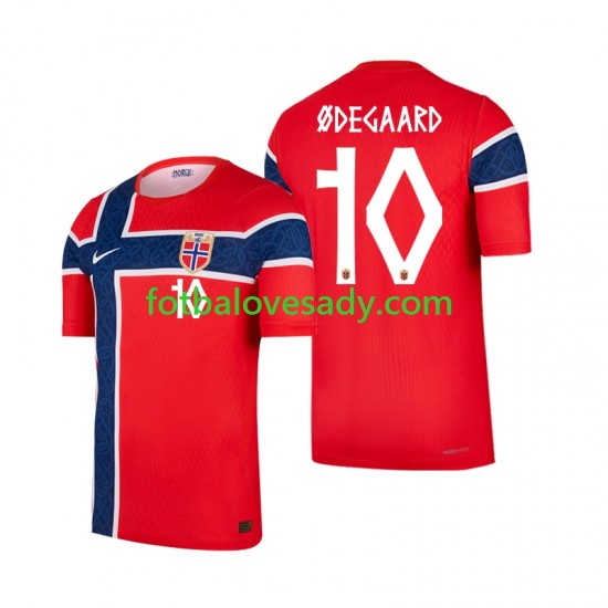 Norsko Martin Odegaard 10 Muži Fotbalový dres Domácí Mistrovství světa 2026 Krátký rukáv