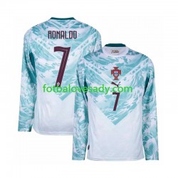 Portugalsko Cristiano Ronaldo 7 Muži Fotbalový dres Venkovní Mistrovství světa 2026 Dlouhý rukáv