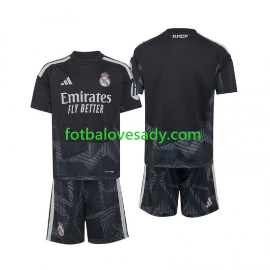 Real Madrid Brankář Děti Fotbalový dres Domácí 2026-2027 Krátký rukáv