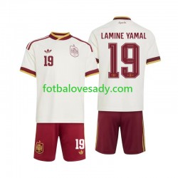 Španělsko Lamine Yamal 19 Děti Fotbalový dres Venkovní Mistrovství světa 2026 Krátký rukáv