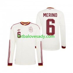 Španělsko Mikel Merino 6 Muži Fotbalový dres Venkovní Mistrovství světa 2026 Dlouhý rukáv