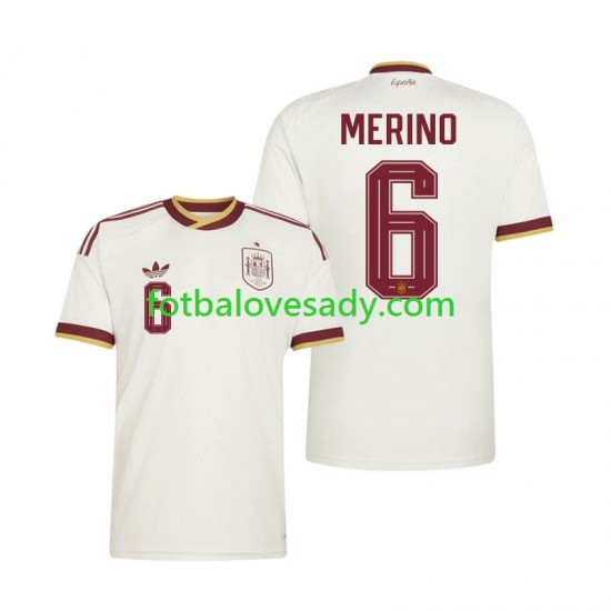 Španělsko Mikel Merino 6 Muži Fotbalový dres Venkovní Mistrovství světa 2026 Krátký rukáv