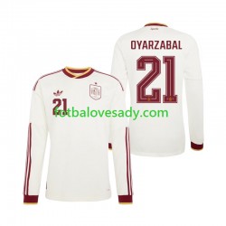 Španělsko Mikel Oyarzabal 21 Muži Fotbalový dres Venkovní Mistrovství světa 2026 Dlouhý rukáv