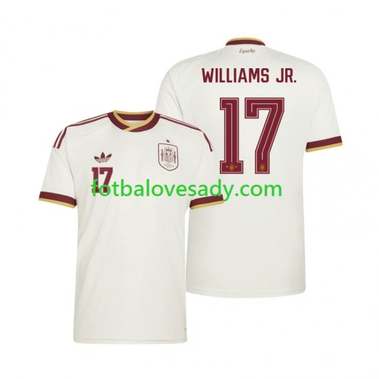 Španělsko Nico Williams 17 Muži Fotbalový dres Venkovní Mistrovství světa 2026 Krátký rukáv