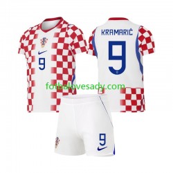 Chorvatsko Andrej Kramaric 9 Děti Fotbalový dres Domácí Mistrovství světa 2026 Krátký rukáv