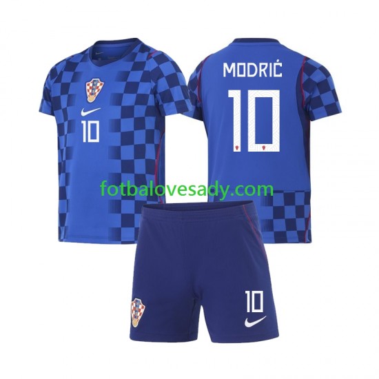 Chorvatsko Luka Modric 10 Děti Fotbalový dres Venkovní Mistrovství světa 2026 Krátký rukáv