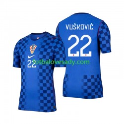 Chorvatsko Luka Vuskovic 22 Muži Fotbalový dres Venkovní Mistrovství světa 2026 Krátký rukáv