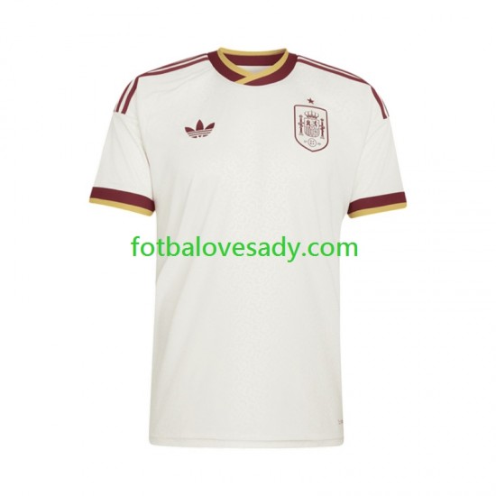 Španělsko Muži Fotbalový dres Venkovní Mistrovství světa 2026 Krátký rukáv