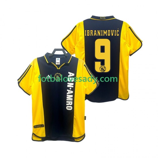 AFC Ajax Retro IBRANIMOVIC 9 2000 2001 Muži Fotbalový dres Venkovní Krátký rukáv