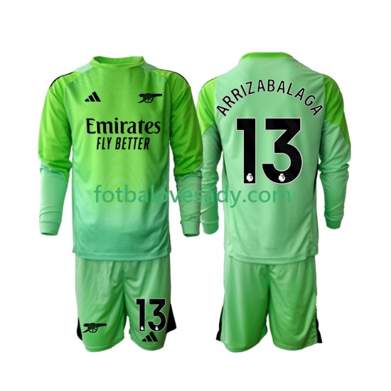 Arsenal Brankář Kepa Arrizabalaga 13 Děti Fotbalový dres Venkovní 2025-2026 Dlouhý rukáv