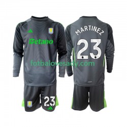 Aston Villa Brankář Emiliano Martinez 23 Děti Fotbalový dres Domácí 2025-2026 Dlouhý rukáv