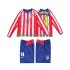 Atlético Madrid Retro SIMEONE 14 2004 2005 Děti Fotbalový dres Domácí Dlouhý rukáv