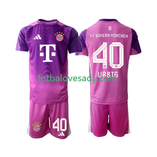 FC Bayern Mnichov Brankář Jonas Urbig 40 Děti Fotbalový dres Čtvrtý 2025-2026 Krátký rukáv