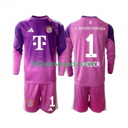 FC Bayern Mnichov Brankář Manuel Neuer 1 Děti Fotbalový dres Čtvrtý 2025-2026 Dlouhý rukáv