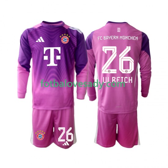 FC Bayern Mnichov Brankář Sven Ulreich 26 Děti Fotbalový dres Čtvrtý 2025-2026 Dlouhý rukáv