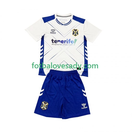 CD Tenerife Děti Fotbalový dres Domácí 2025-2026 Krátký rukáv