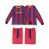 FC Barcelona Retro 2010 2011 Děti Fotbalový dres Domácí Dlouhý rukáv