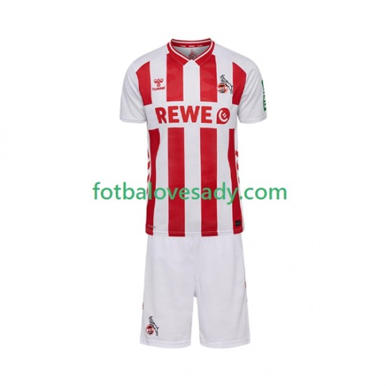 FC Köln Děti Fotbalový dres Domácí 2025-2026 Krátký rukáv