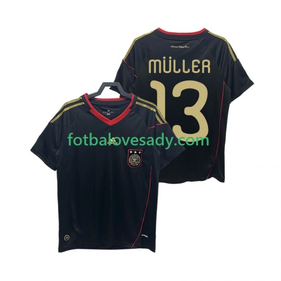 Německo Retro MULLER 13 2010 Muži Fotbalový dres Venkovní Krátký rukáv