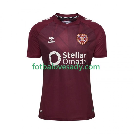 Hearts Muži Fotbalový dres Domácí 2025-2026 Krátký rukáv