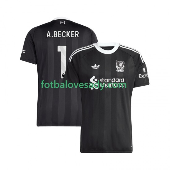 Liverpool Brankář Alisson Becker 1 Muži Fotbalový dres Čtvrtý 2025-2026 Krátký rukáv