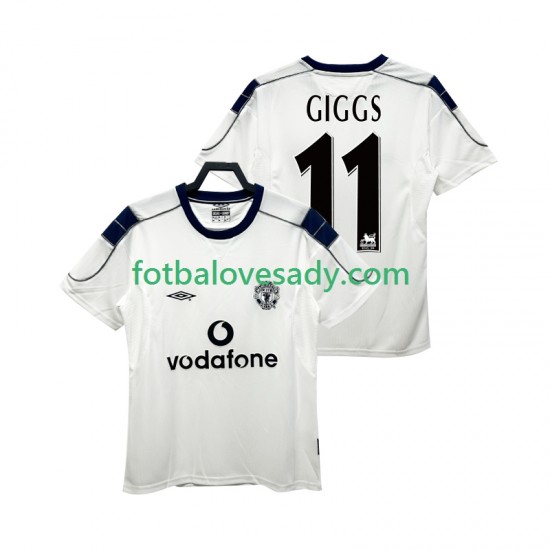 Manchester United Retro GIGGS 11 2000 2001 Muži Fotbalový dres Venkovní Krátký rukáv