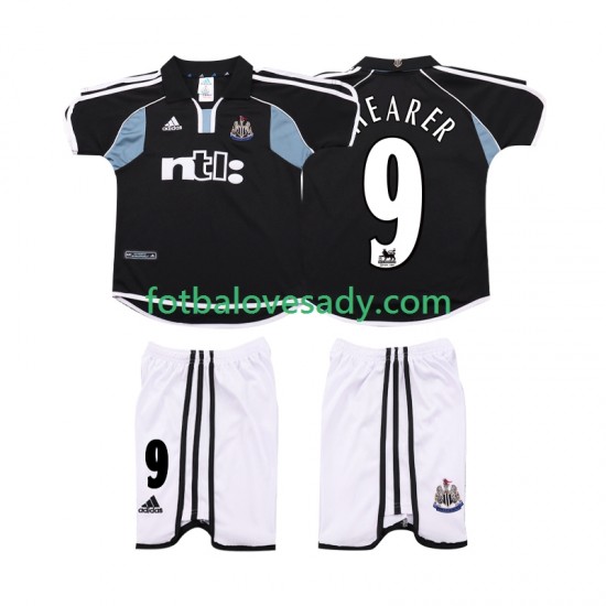 Newcastle United Retro SHEARER 9 2000 2001 Děti Fotbalový dres Venkovní Krátký rukáv