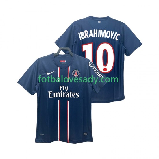 Paris Saint-Germain Retro IBRAHIMOVIC 10 2012 2013 Muži Fotbalový dres Domácí Krátký rukáv