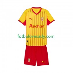 RC Lens Děti Fotbalový dres Domácí 2025-2026 Krátký rukáv