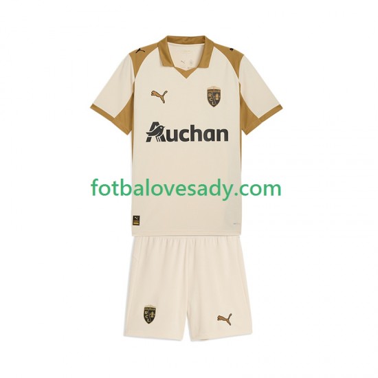 RC Lens Děti Fotbalový dres Třetí 2025-2026 Krátký rukáv