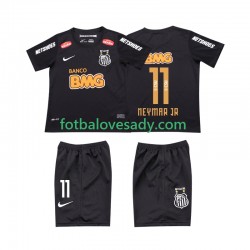 Retro Santos NEYMAR JR 11 Classic 2012 2013 Děti Fotbalový dres Venkovní Krátký rukáv