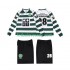 Sporting CP Retro Cristiano Ronaldo 28 2001 2003 Děti Fotbalový dres Domácí Dlouhý rukáv