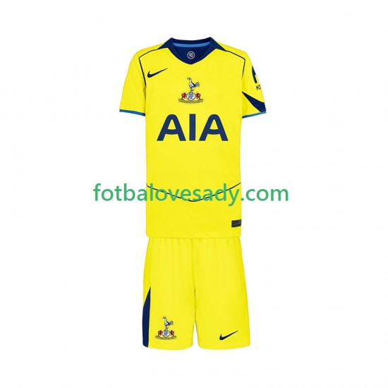 Tottenham Hotspur Děti Fotbalový dres Třetí 2025-2026 Krátký rukáv