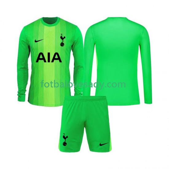 Tottenham Hotspur Brankář Děti Fotbalový dres Domácí 2025-2026 Dlouhý rukáv