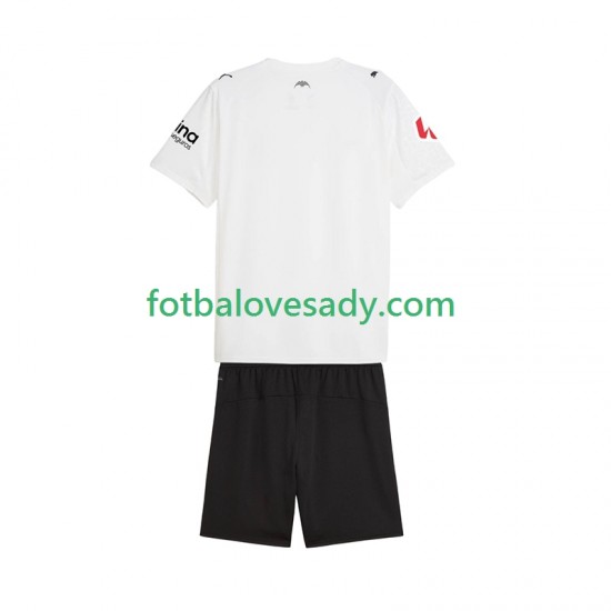 Valencia CF Děti Fotbalový dres Domácí 2025-2026 Krátký rukáv